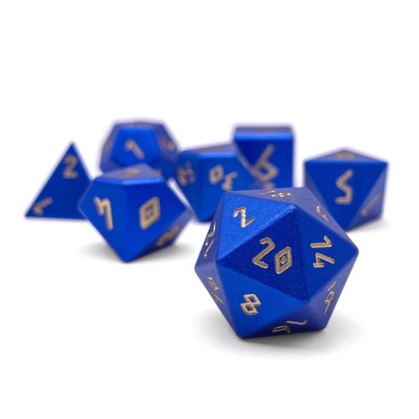 Norse Foundry Aluminum Orb Dice - 7-Piece Set - Orb of Thunder Wave Online - Image 2