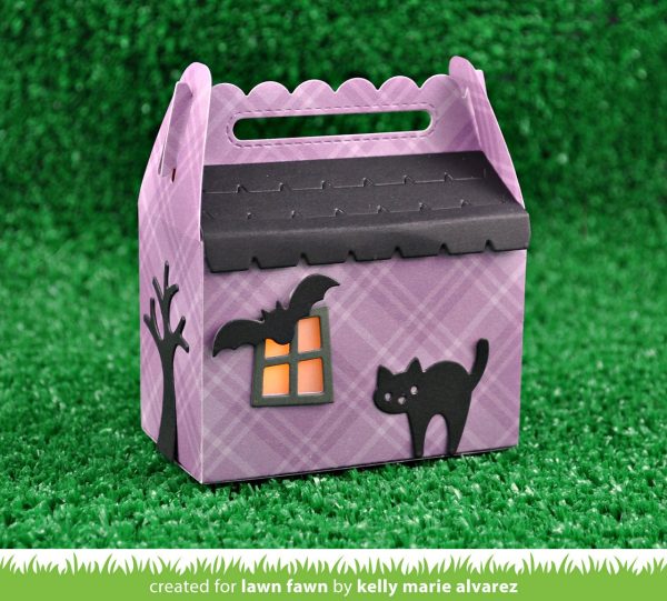 scalloped treat box haunted house add-on For Sale - Image 3