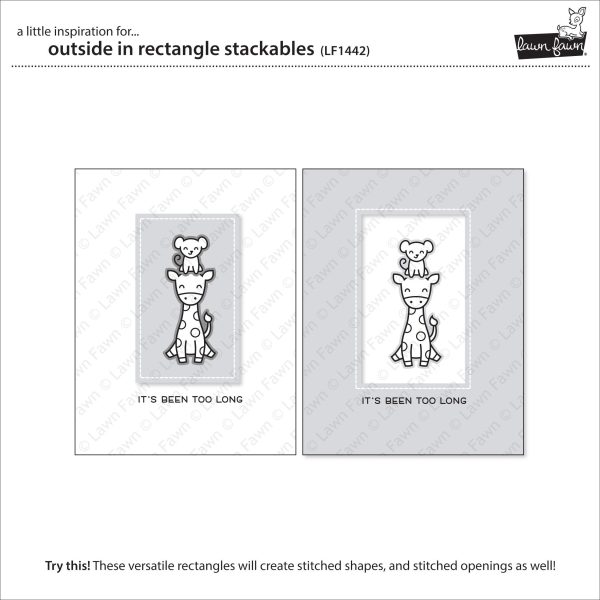outside in stitched rectangle stackables For Cheap - Image 3