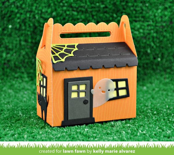 scalloped treat box haunted house add-on For Sale - Image 4