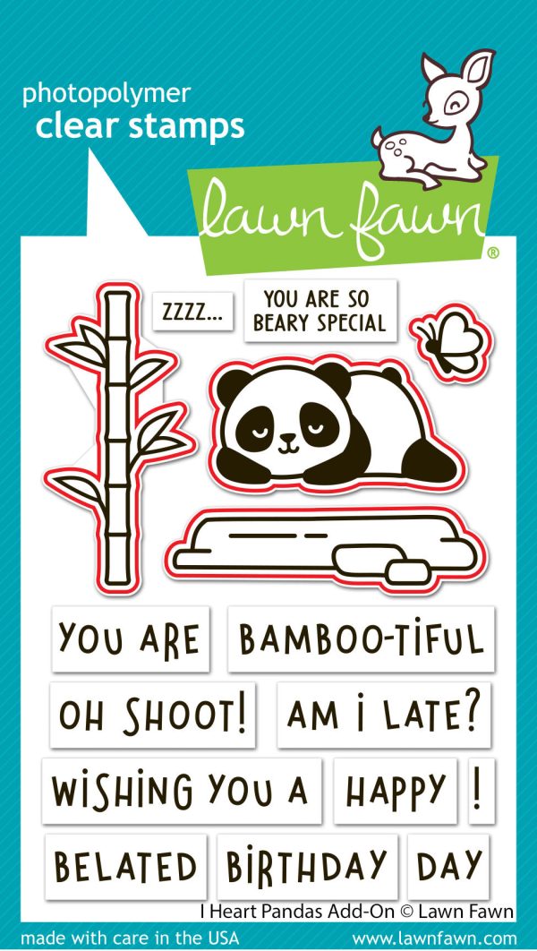 i heart pandas add-on lawn cuts Fashion - Image 2