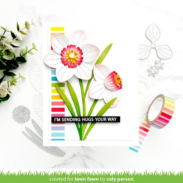 vertical rainbow stripes washi tape on Sale - Image 4
